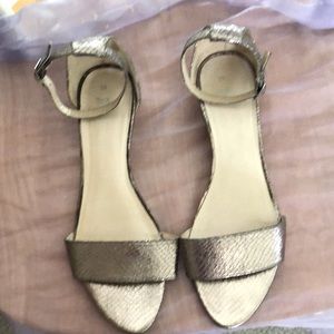 Spanish Gold Flat Dress Shoes